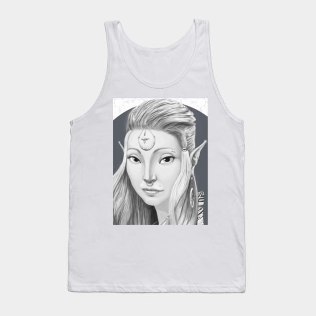 the Elf Princess Tank Top by Zazhiga1ka